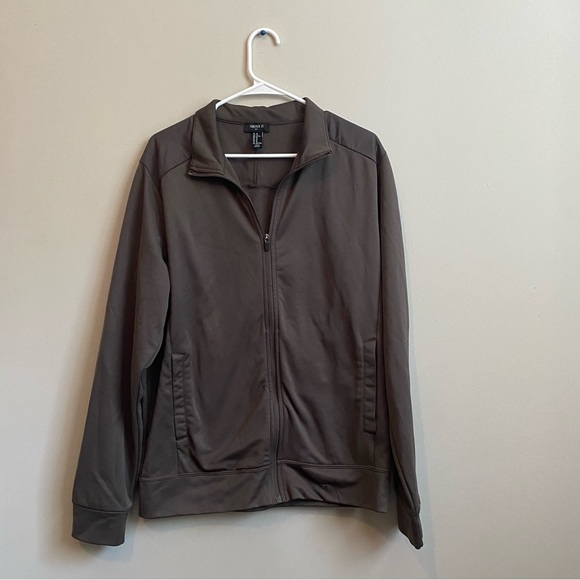 Forever 21 Army Green Men’s Zip Up Sweatshirt - Picture 5 of 9
